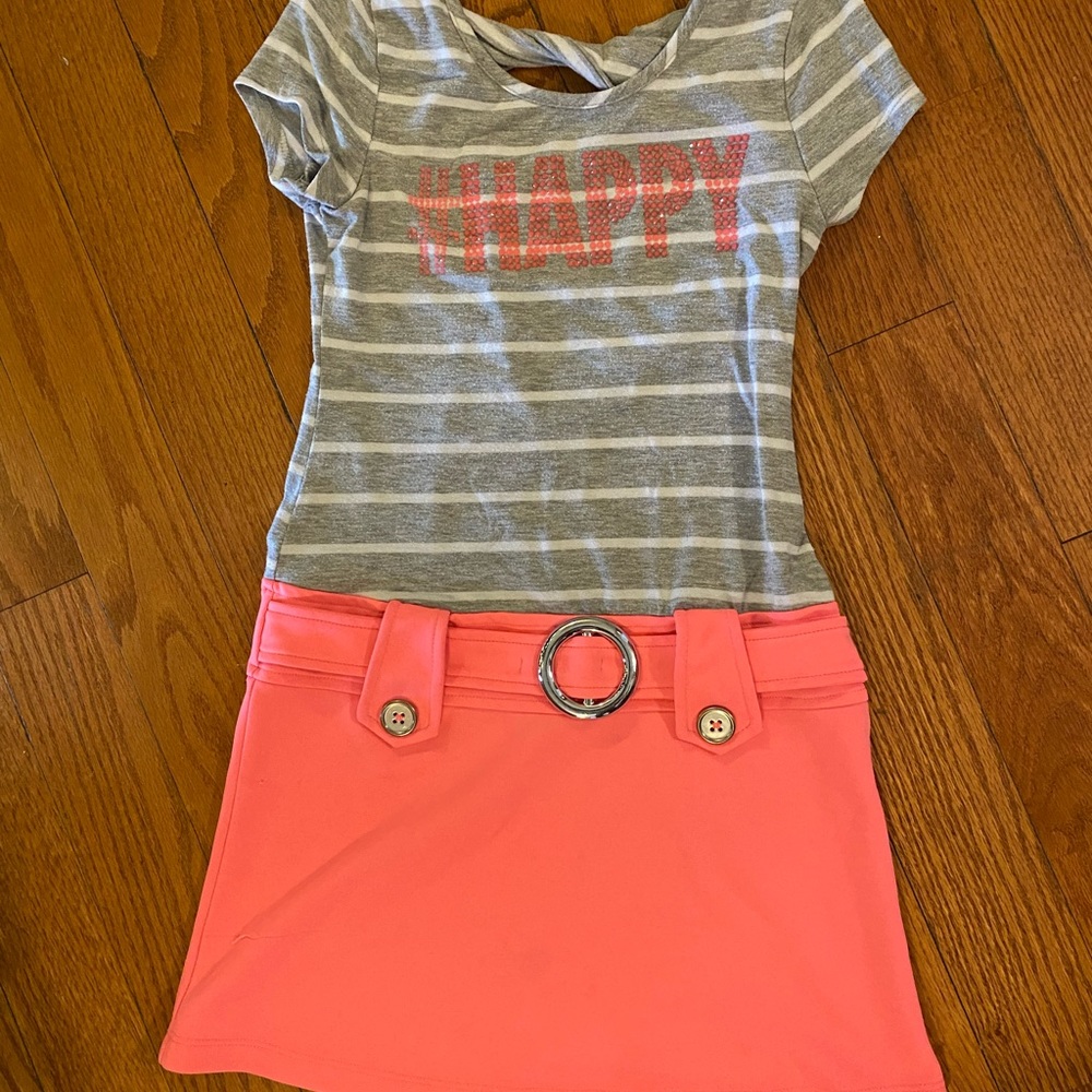 Cute Twist Back Girls Dress 8